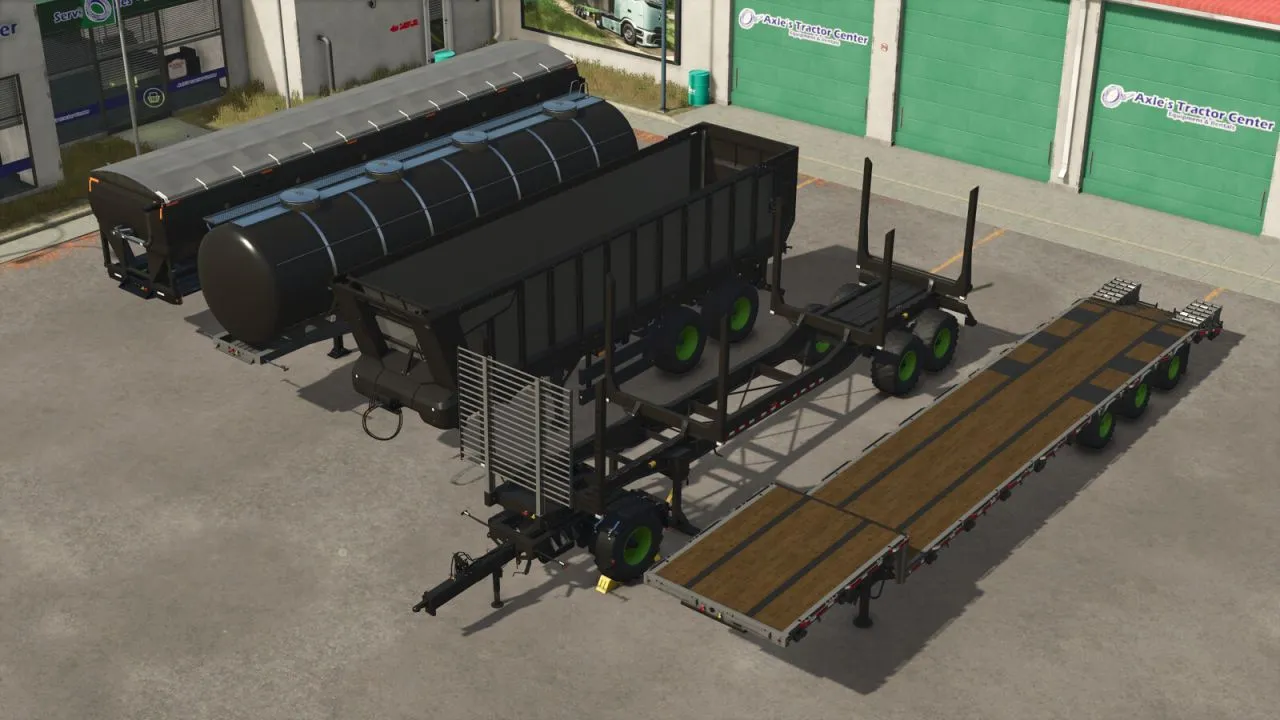 Ефективний Пак Причепів Agro Trailers Pack для Напівтракторів у FS25