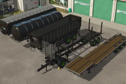 Ефективний Пак Причепів Agro Trailers Pack для Напівтракторів у FS25 — 1