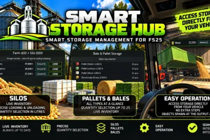Smart Storage Hub для Farming Simulator 25