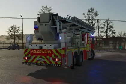 Скін Mercedes Benz Econic WISS TMB FW Fuchsrau для Farming Simulator 25 — 2