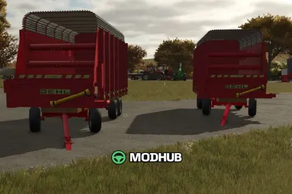 Причіп Gehl BU910 Forage Box для FS25 — 2