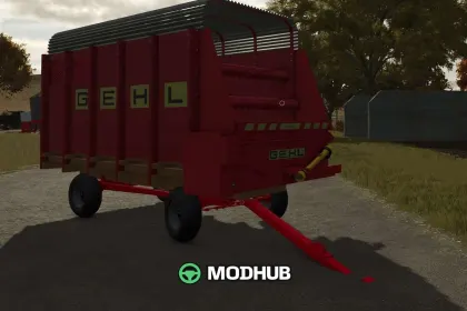 Причіп Gehl BU910 Forage Box для FS25 — 3