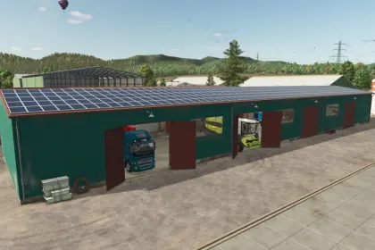 Efficient Lizard Vehicle Shelters — Spacious Drive-Through Sheds for Equipment in FS25 — 1