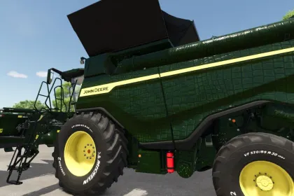 Комбайн John Deere X9 1100 Crocodile для Farming Simulator 25