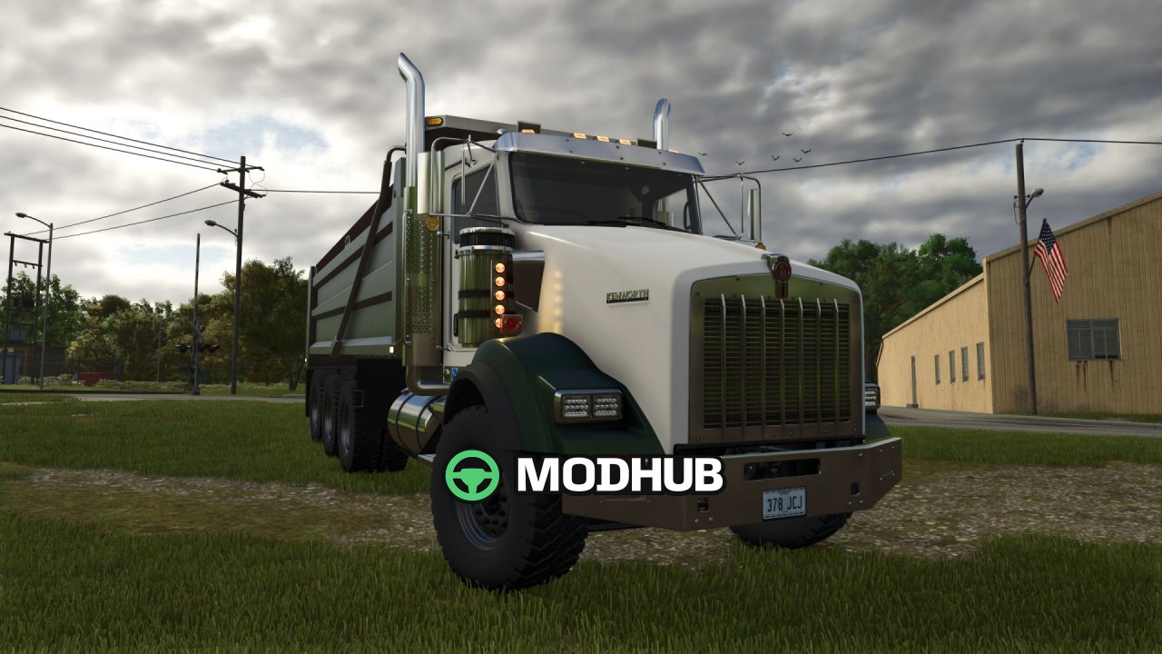 Вантажівка Kenworth T800 Dumper для FS25