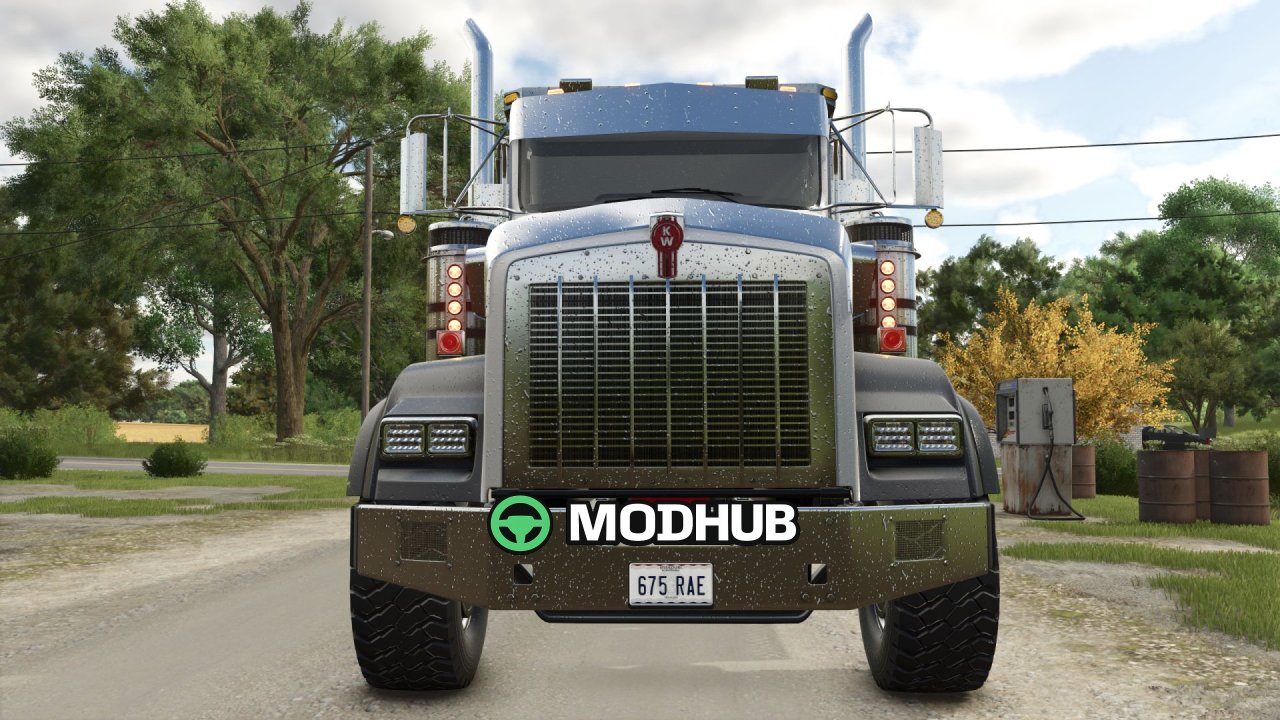 Вантажівка Kenworth T800 Dumper для FS25