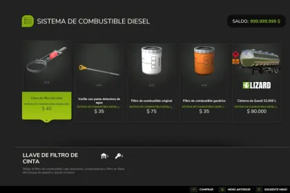 Система дизельного палива для Farming Simulator 25 — 3