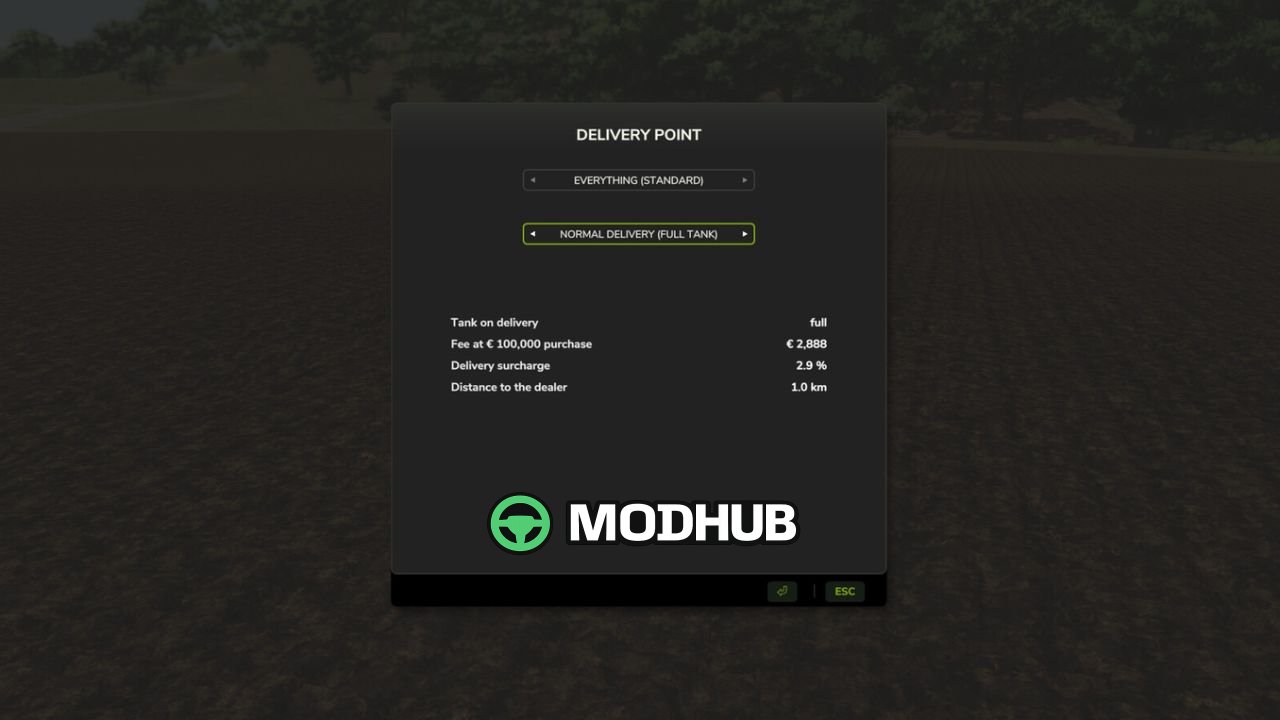 Скрипт Delivery Points V1.0.0.1 для FS25