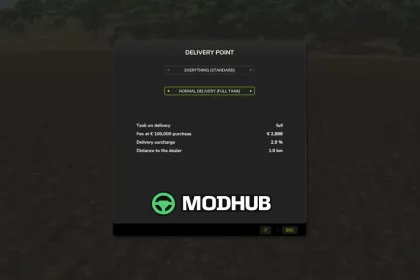 Скрипт Delivery Points V1.0.0.1 для FS25 — 2