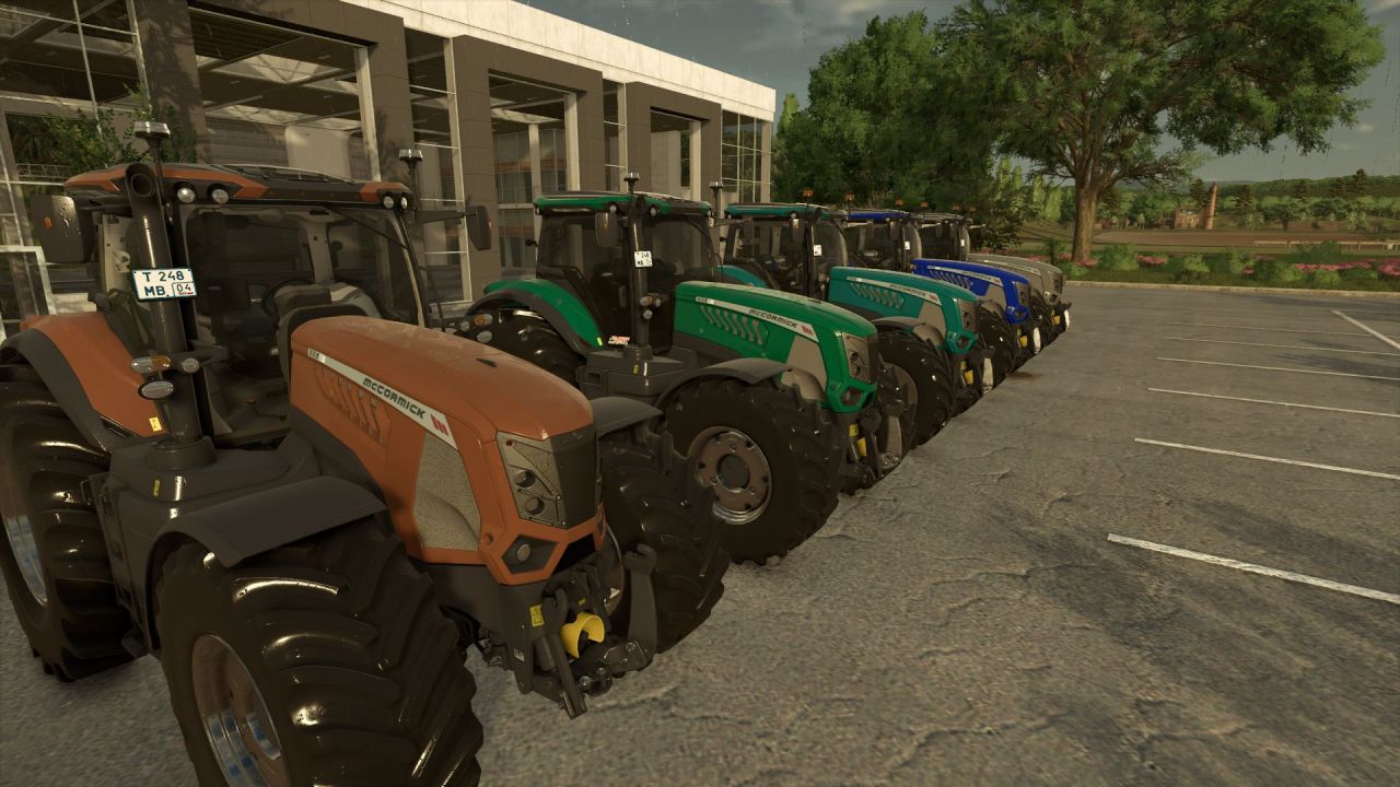 Пак тракторів McCormick X8 та причепів Krampe/Krone для Farming Simulator 25