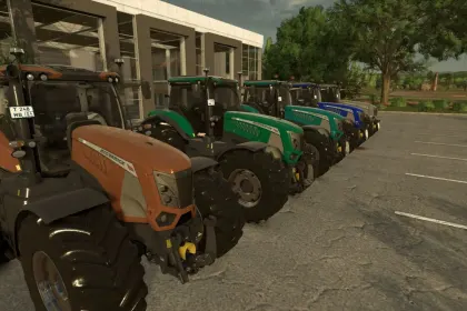 Пак тракторів McCormick X8 та причепів Krampe/Krone для Farming Simulator 25 — 2