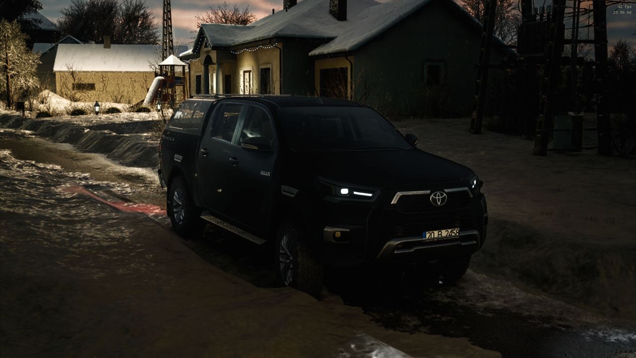 Пікап Toyota Hilux для Farming Simulator 25