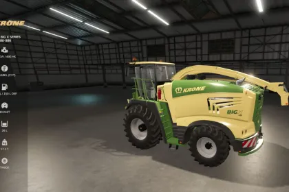 Кормозбиральний комбайн Krone BiG X Series 480-980 для Farming Simulator 25