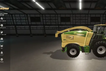 Кормозбиральний комбайн Krone BiG X Series 480-980 для Farming Simulator 25 — 2
