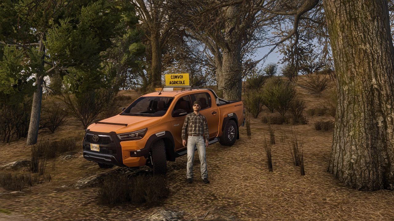 Efektywny Pickup Toyota Hilux Agricole do Pracy na Farmie w Farming Simulator 25