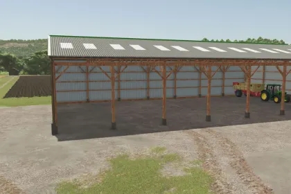 Французький аграрний сарай для Farming Simulator 25