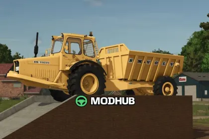 Причіп Volvo DR631 для FS25