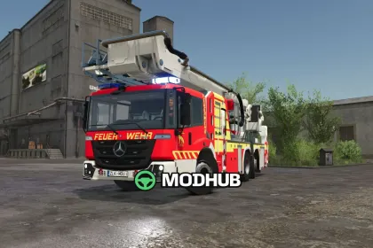 Вантажівка Mercedes Benz Econic WISS TMB FW Fuchsrau V1.0 для FS25