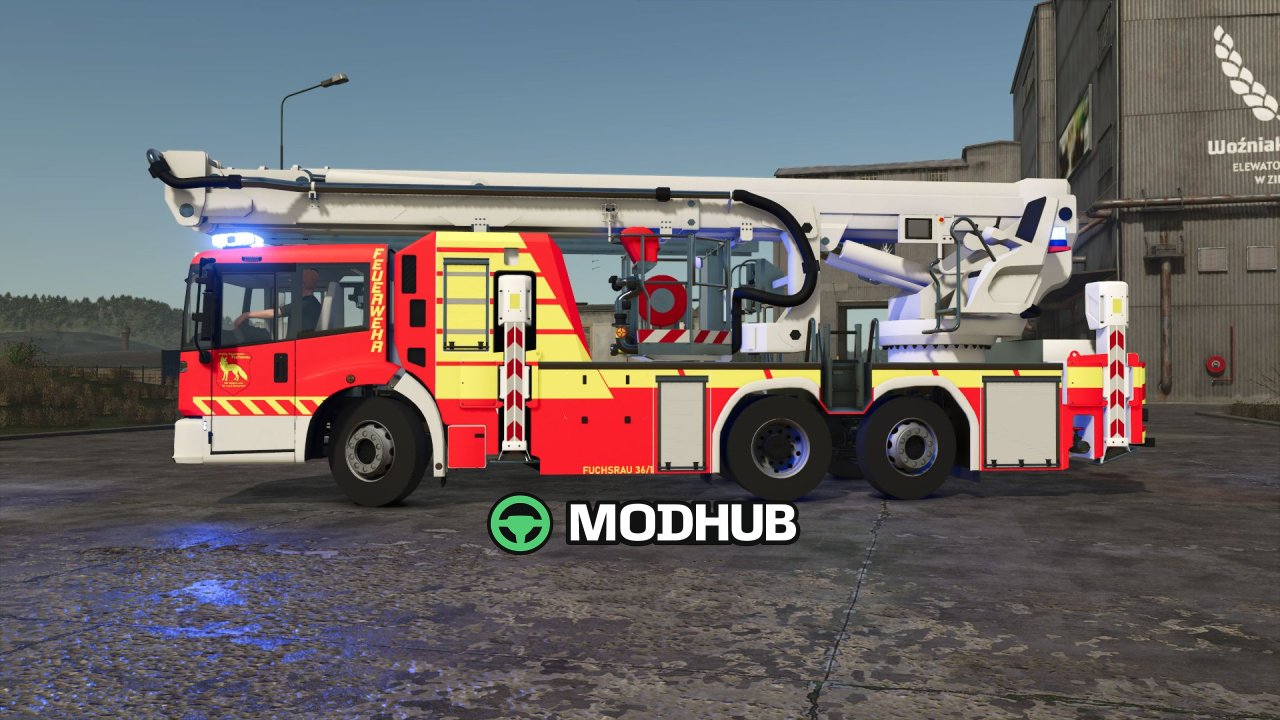 Вантажівка Mercedes Benz Econic WISS TMB FW Fuchsrau V1.0 для FS25