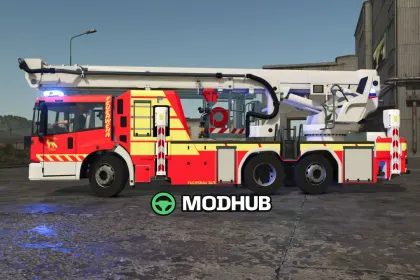 Вантажівка Mercedes Benz Econic WISS TMB FW Fuchsrau V1.0 для FS25 — 3