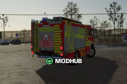 Скін Mercedes Benz Metz FGL LF16 FW Nordhain для FS25 — 2