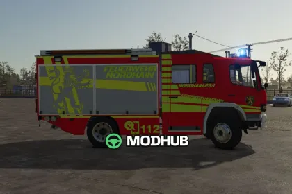 Скін Mercedes Benz Metz FGL LF16 FW Nordhain для FS25 — 3