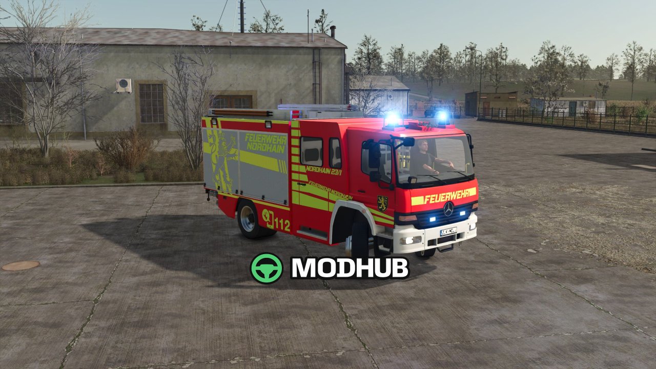 Скін Mercedes Benz Metz FGL LF16 FW Nordhain для FS25