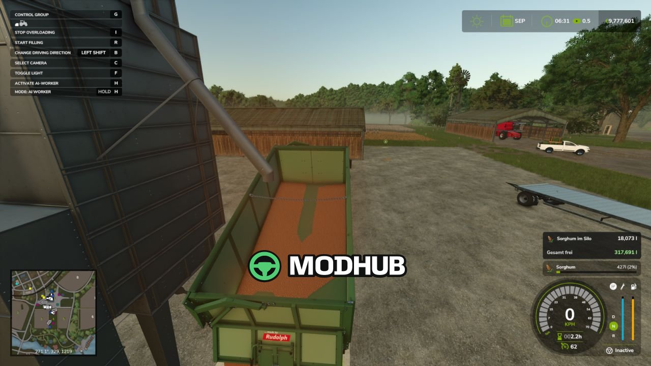 Скрипт Smart Storage Hub V1.0 для FS25