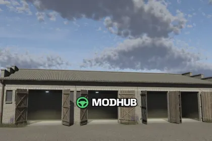 Малий цегляний гараж V1.0 для FS25