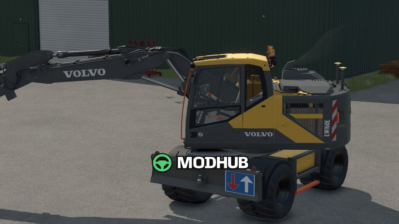 Екскаватор Volvo EW160 V3.0 для FS25