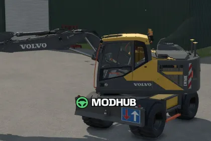 Екскаватор Volvo EW160 V3.0 для FS25 — 3