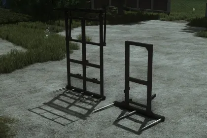 Effektives CNG Bale Fork Pack für schnelles Transportieren von Ballen in FS25 — 2