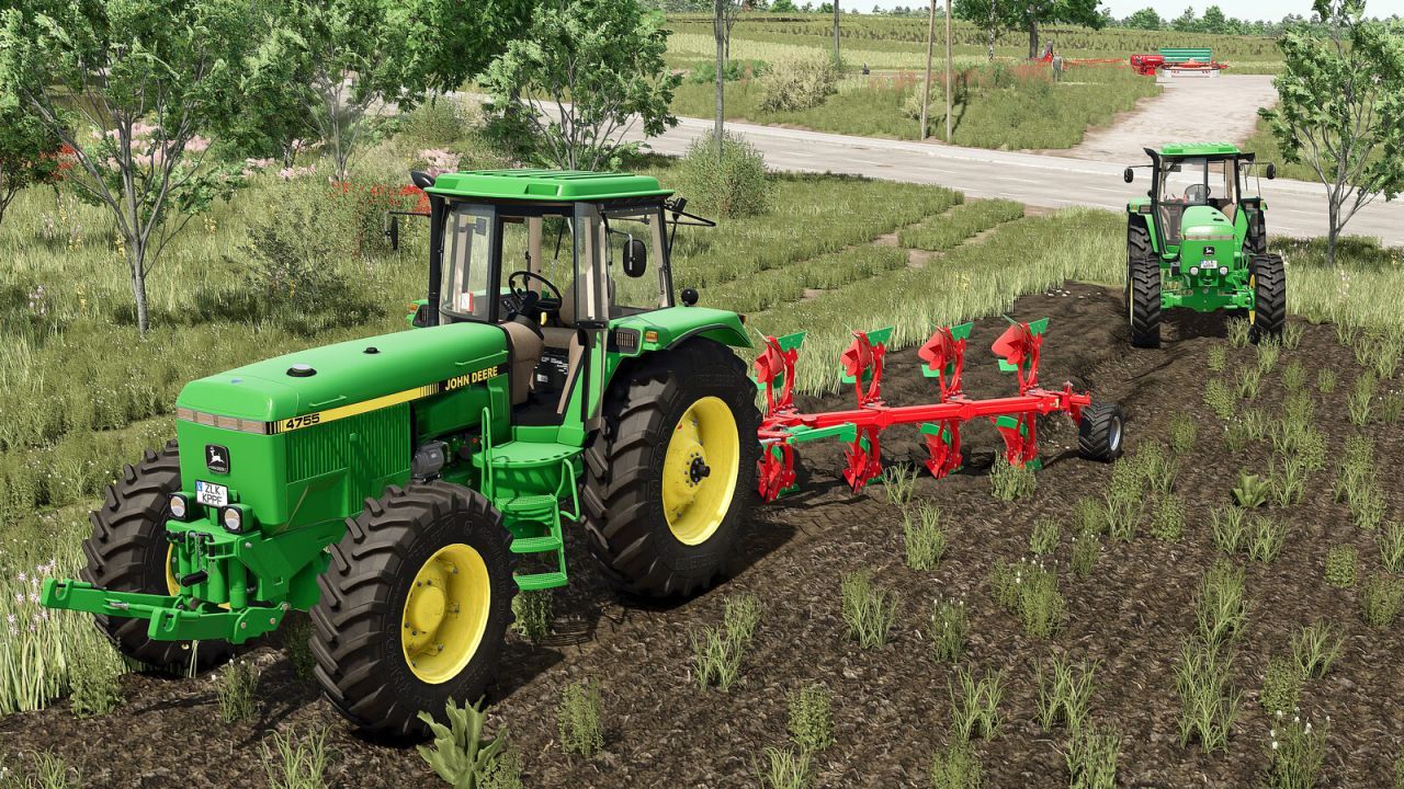 Трактор John Deere 4755 для Farming Simulator 25