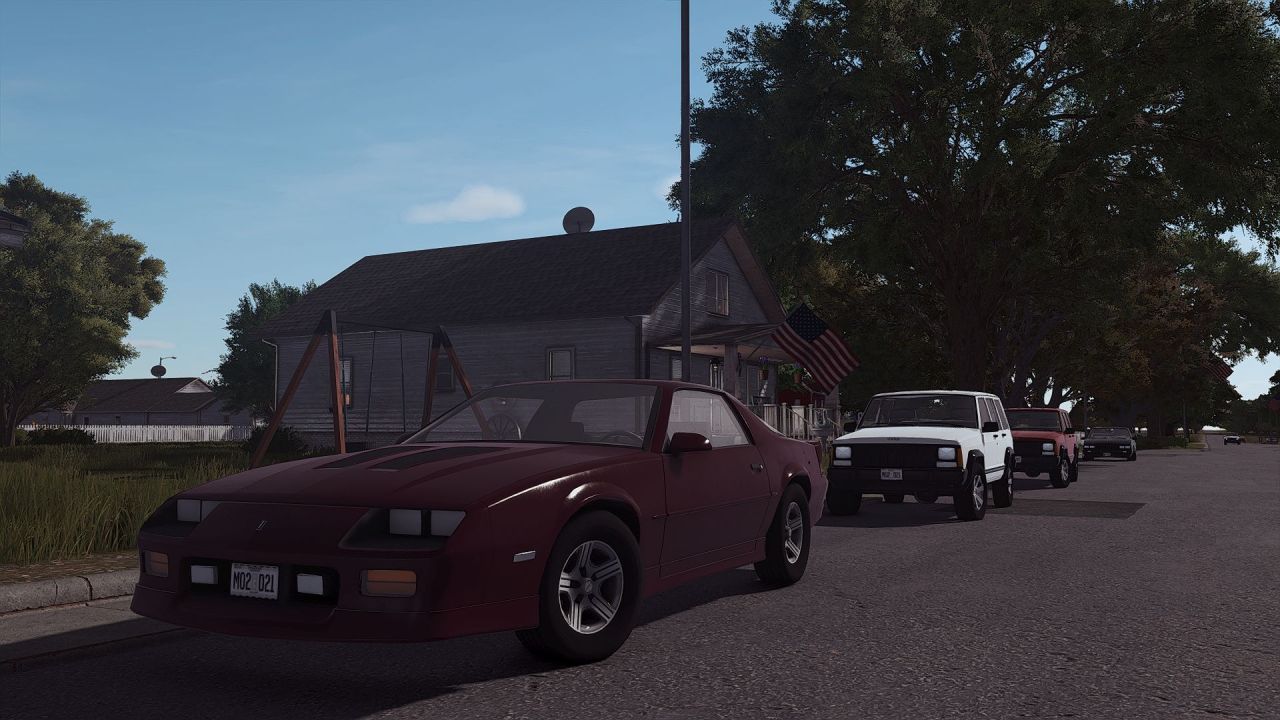 Легендарний 80's US Traffic Pack (Prefab) — Атмосферний Трафік США 80-х для FS25