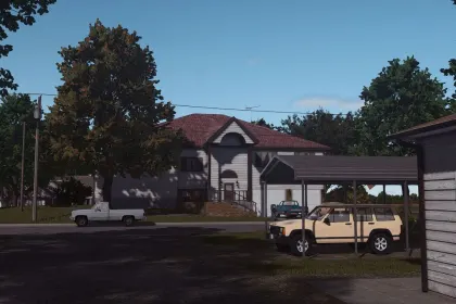 Легендарний 80's US Traffic Pack (Prefab) — Атмосферний Трафік США 80-х для FS25 — 4