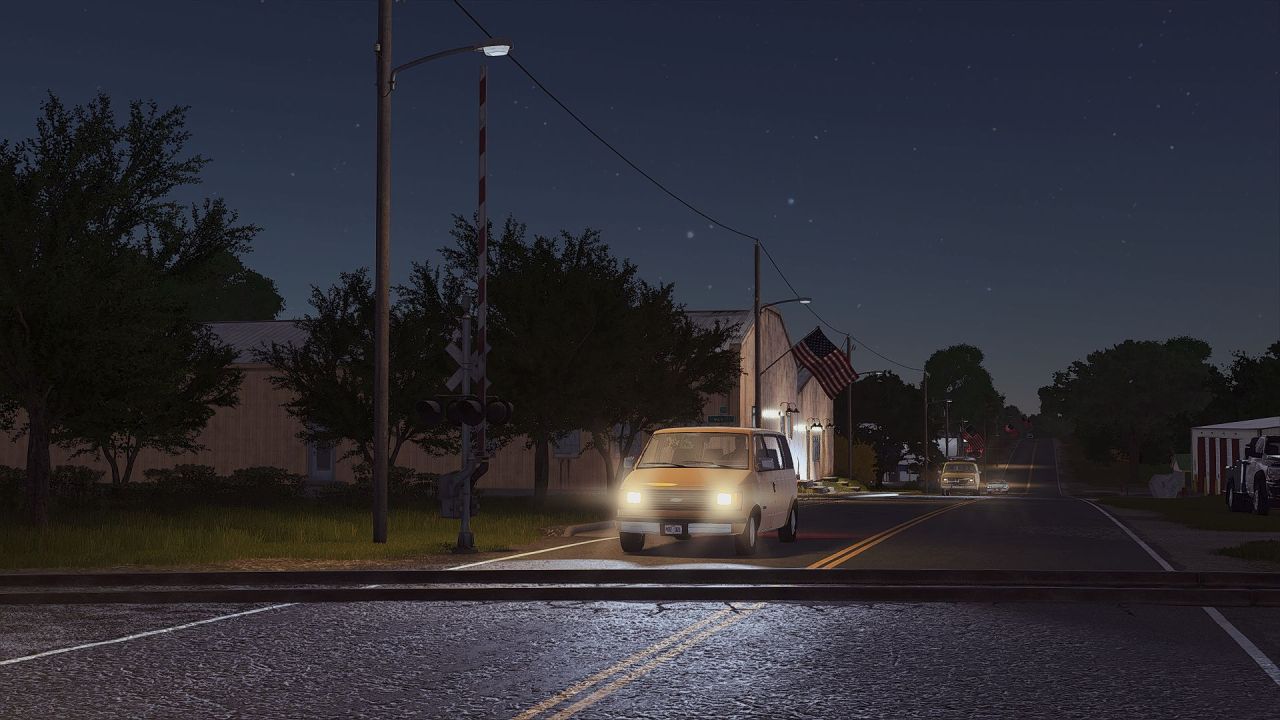 Легендарний 80's US Traffic Pack (Prefab) — Атмосферний Трафік США 80-х для FS25