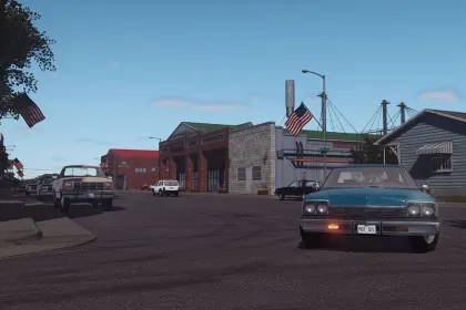 Легендарний 80's US Traffic Pack (Prefab) — Атмосферний Трафік США 80-х для FS25 — 6