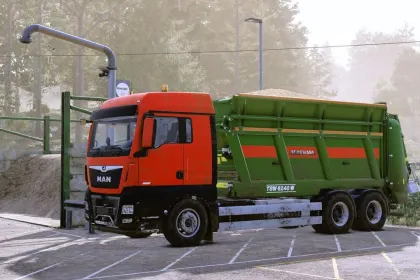 Розкидач гною MAN TGX 26.640 TSW 6240W для Farming Simulator 25