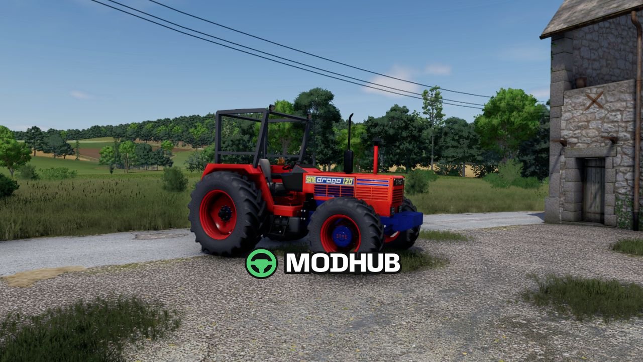 Трактор Same Drago 120 V1.0 для FS25