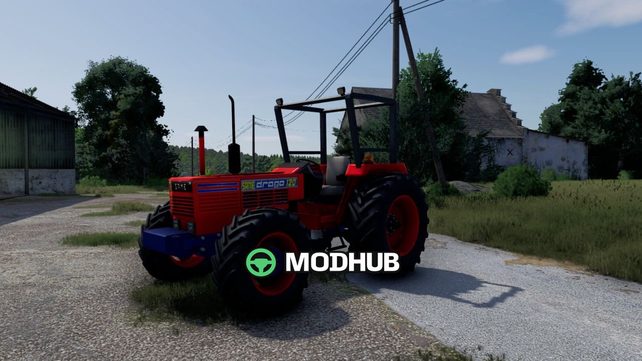 Трактор Same Drago 120 V1.0 для FS25