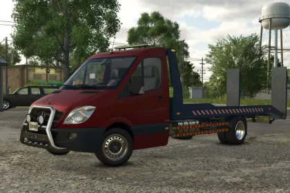 Mocny Ewakuator Mercedes-Benz Sprinter — Szybki Tow Truck do Farming Simulator 25 — 5