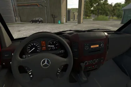 Mocny Ewakuator Mercedes-Benz Sprinter — Szybki Tow Truck do Farming Simulator 25 — 6