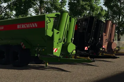 Причіп-перевантажувач Bergmann GTW 330 для Farming Simulator 25 — 2