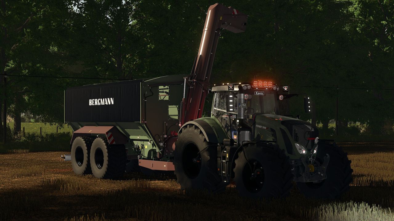 Причіп-перевантажувач Bergmann GTW 330 для Farming Simulator 25