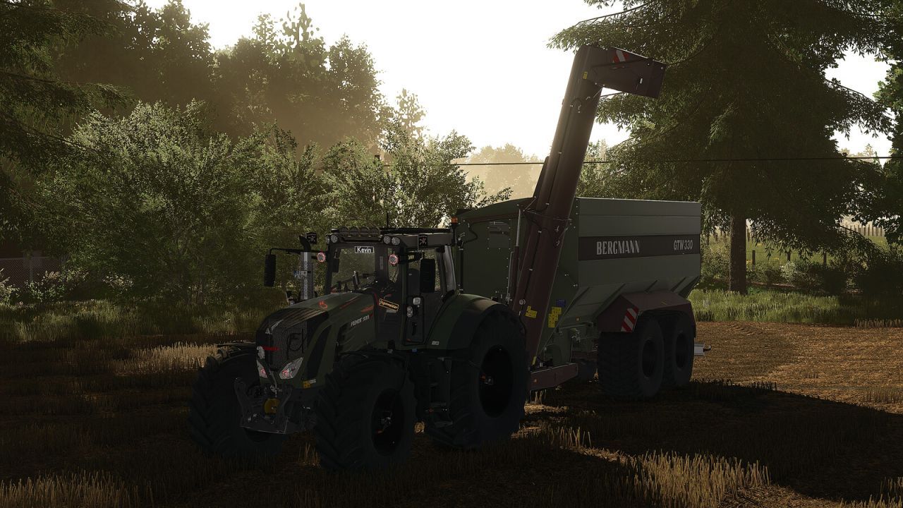Причіп-перевантажувач Bergmann GTW 330 для Farming Simulator 25