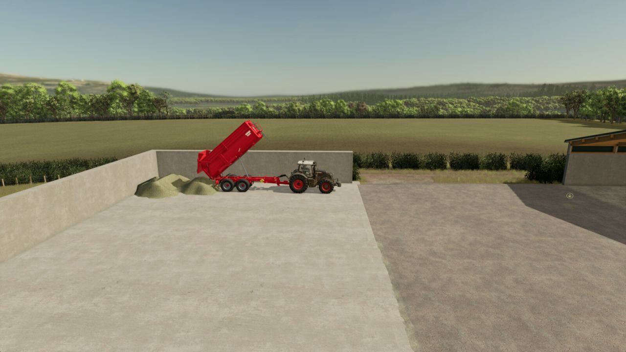 Бункерний силос 52x25 м для Farming Simulator 25