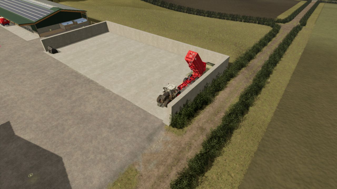 Бункерний силос 52x25 м для Farming Simulator 25