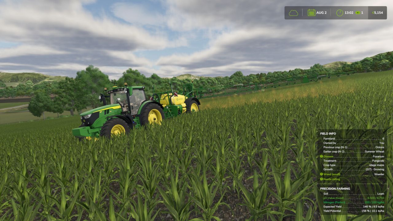 Реалістична сівозміна для Farming Simulator 25