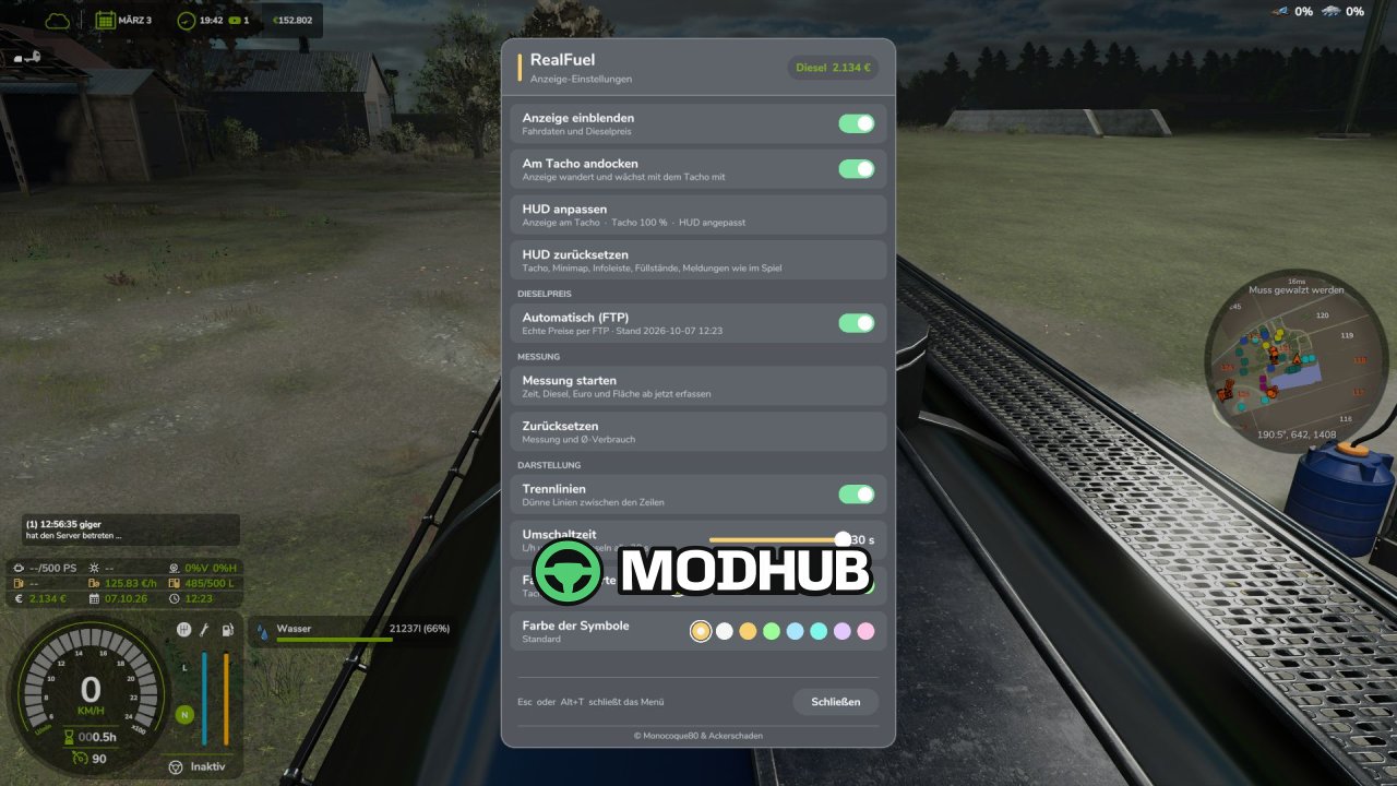 Скрипт Real Fuel Prices V2.9.3.1 для FS25