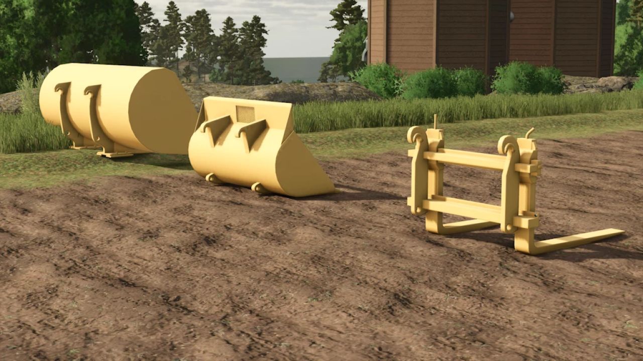 Пакет інструментів для навантажувачів Volvo для Farming Simulator 25